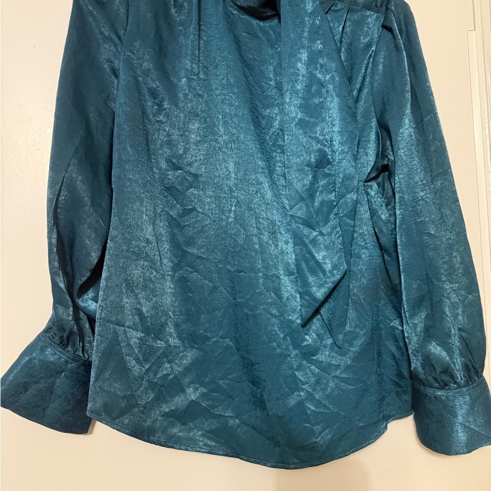 Worthington Teal Blouse